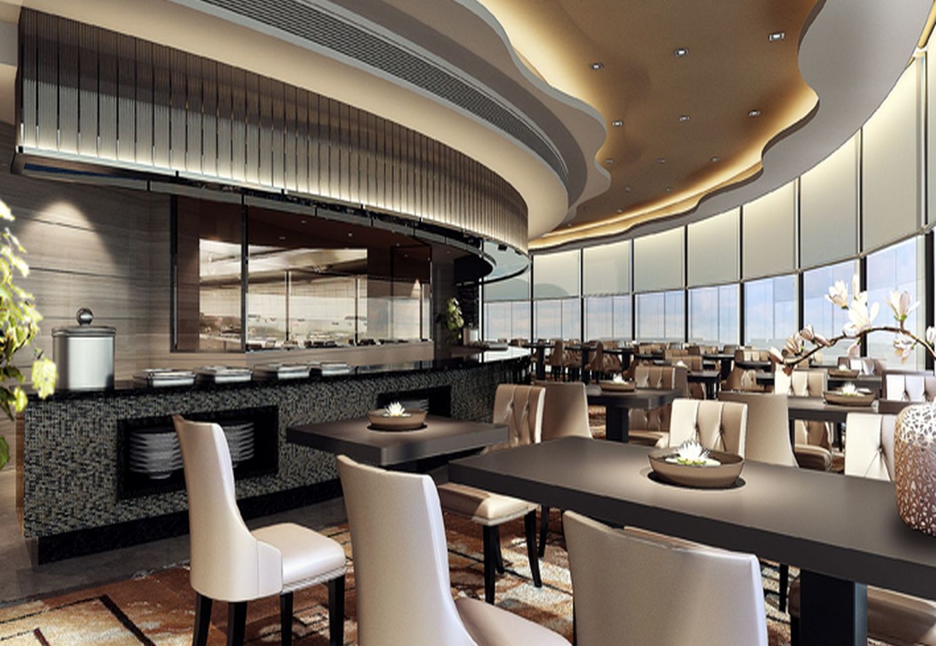 中山国际酒店餐厅家具