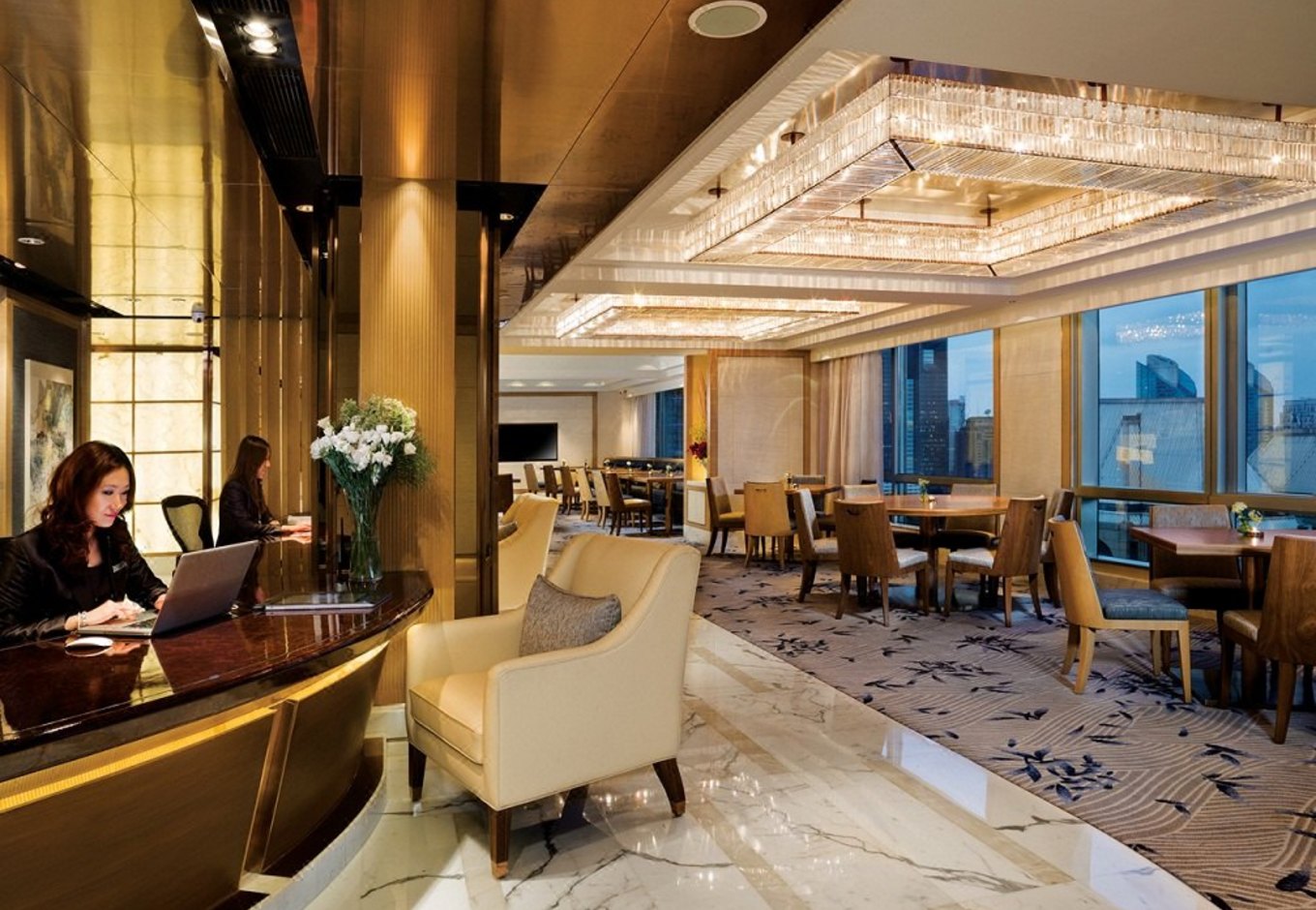 北京嘉里大酒店大堂家具