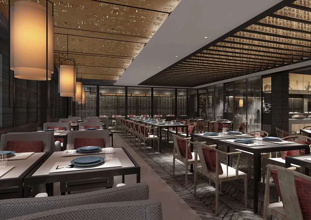 婺源水墨上河酒店餐厅家具